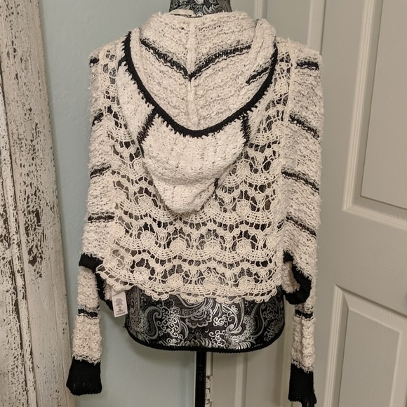 **Sold** Free People crochet sweater - Picture 3 of 5
